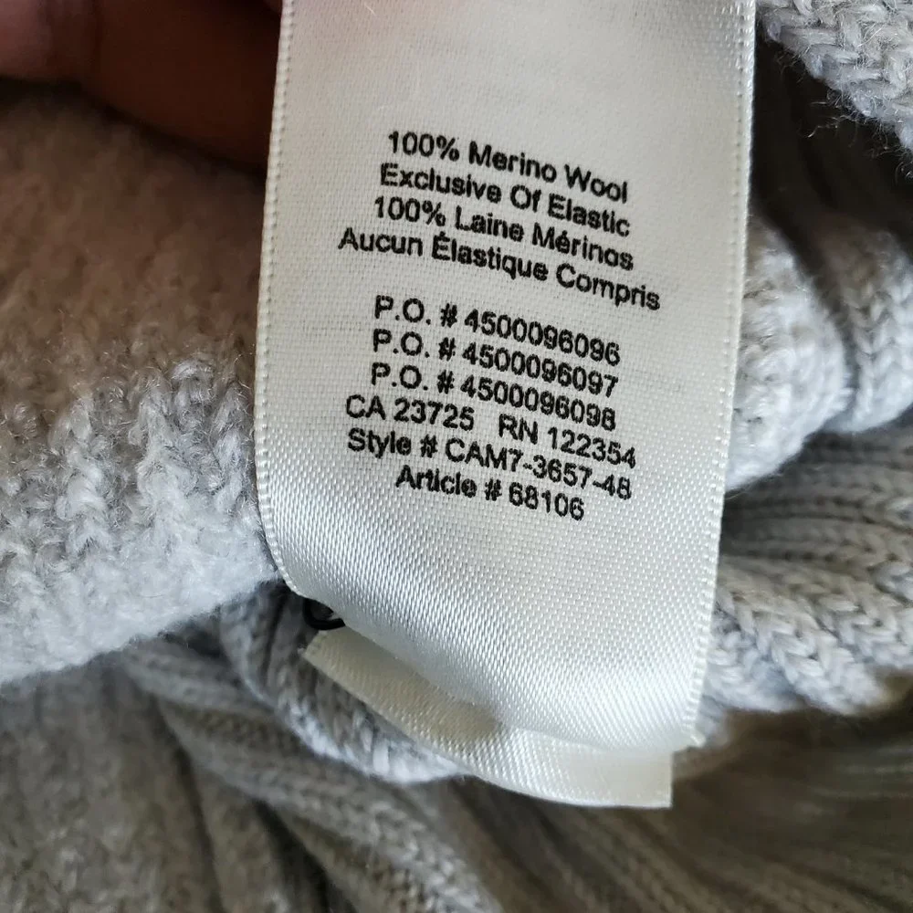 WILFRED FREE | Aritzia Asianna 100% Merino Wool Cream Turtleneck Sweater (M) - Picture 10 of 11
